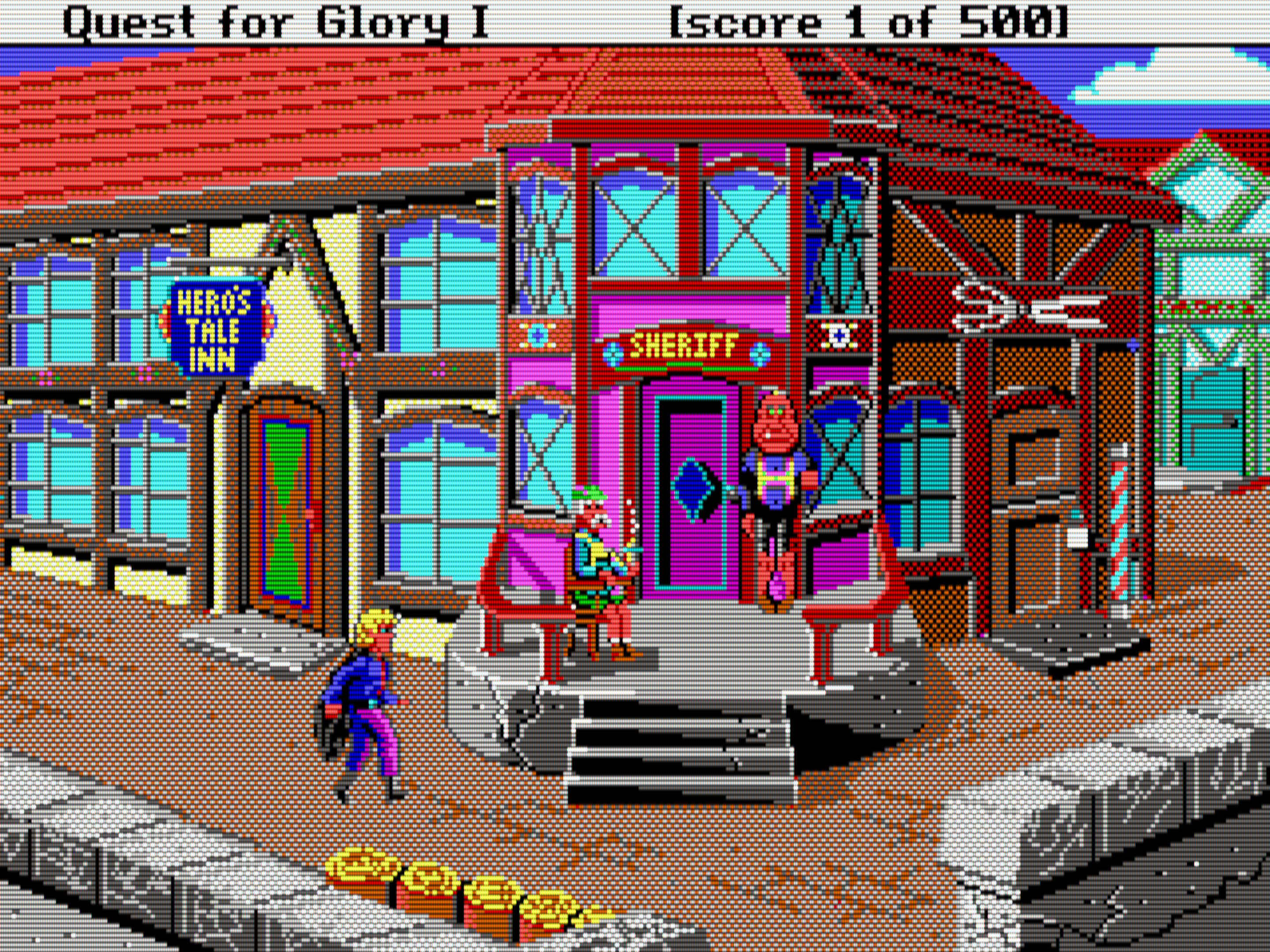 Quest for Glory I dans DOSBox Staging