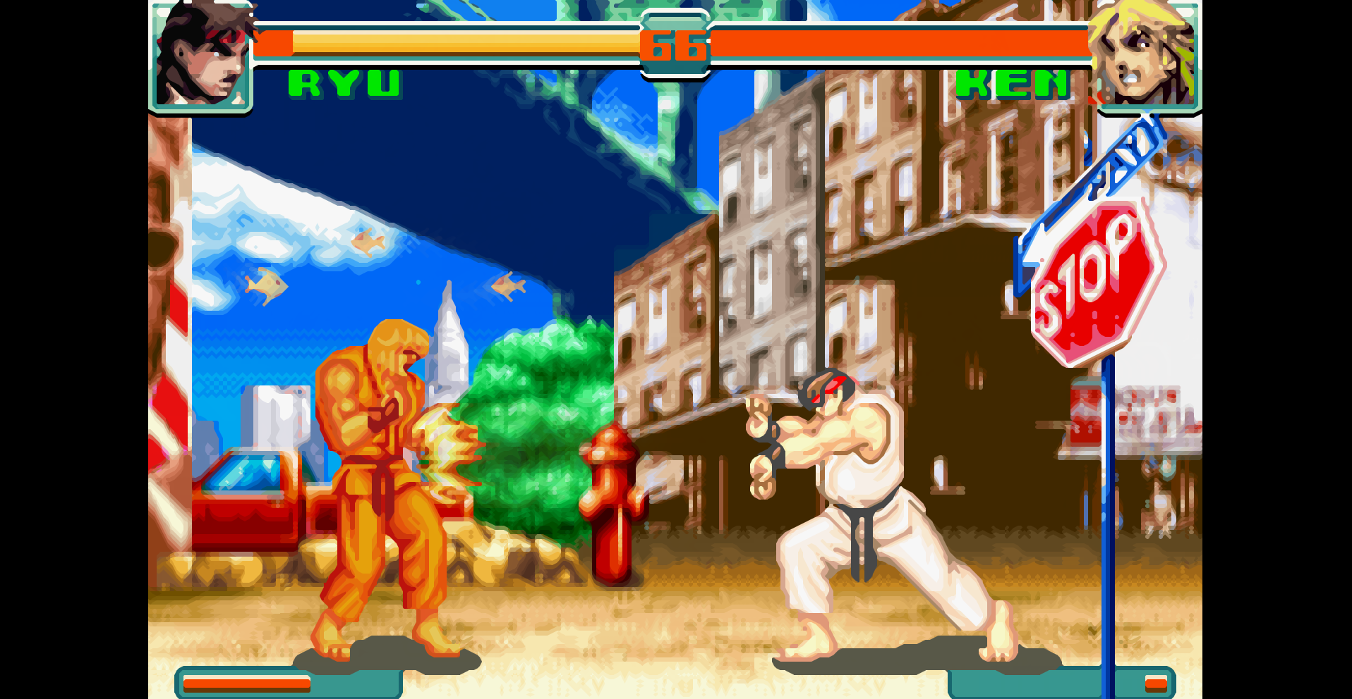 Street Fighter dans NanoBoyAdvance