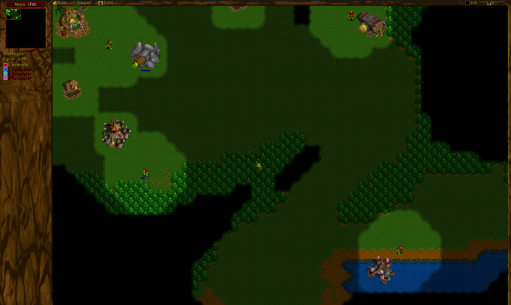 Warcraft 2 dans Wargus