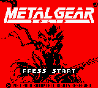 Metal Gear Solid dans binjgb