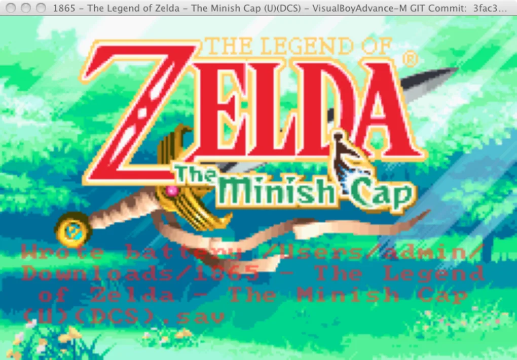 Screenshot de VisualBoyAdvance-M