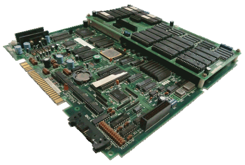 Photo d'une carte mère de System 32